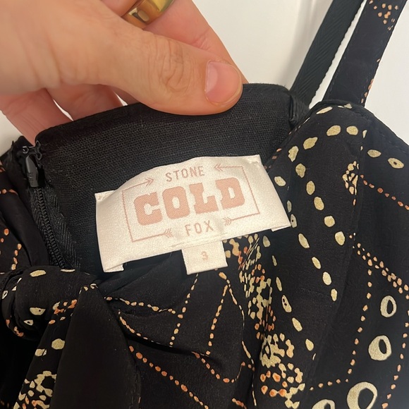 EUC Stone Cold Fox Art Deco Maxi Dress Sz 3 (L) - Picture 5 of 7